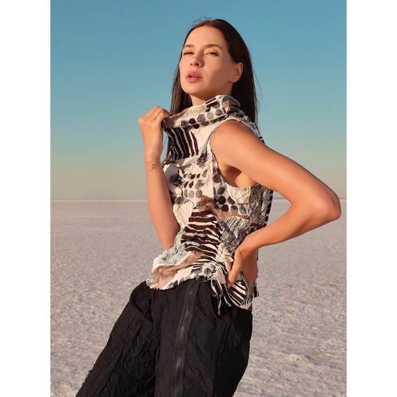 Ever Sassy Women's Black Pull-on Wrinkled Pants Size XL NWT - Picture 5 of 7